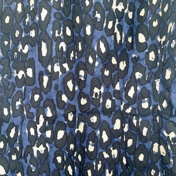 NWOT Kate Spade Navy Autumn Leopard Domino Sheath Dress - Picture 4 of 4